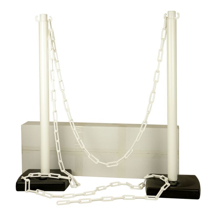 Kit 2 poteaux PVC Blanc - Novap