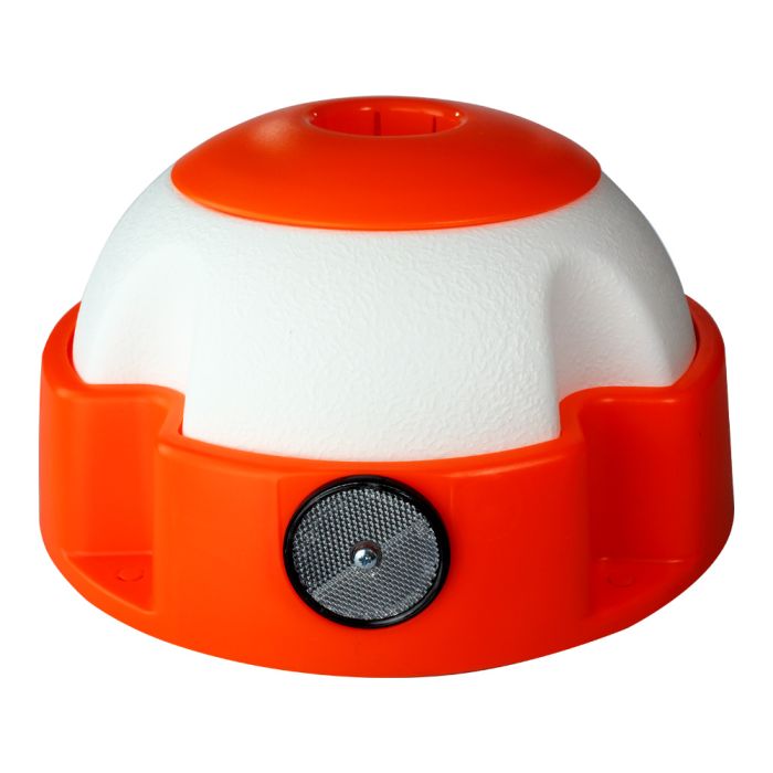 Socle balise Orange fluo/Blanc - Novap