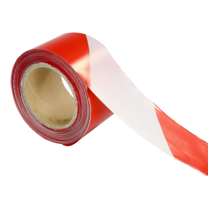 Ruban haute résistance 65mmx200m Rouge/Blanc - Novap