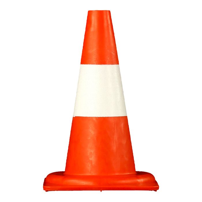 Cône de chantier PEBD souple 30cm - Novap