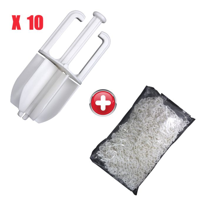 Kit crochets adaptables sur cône + chaîne - Novap