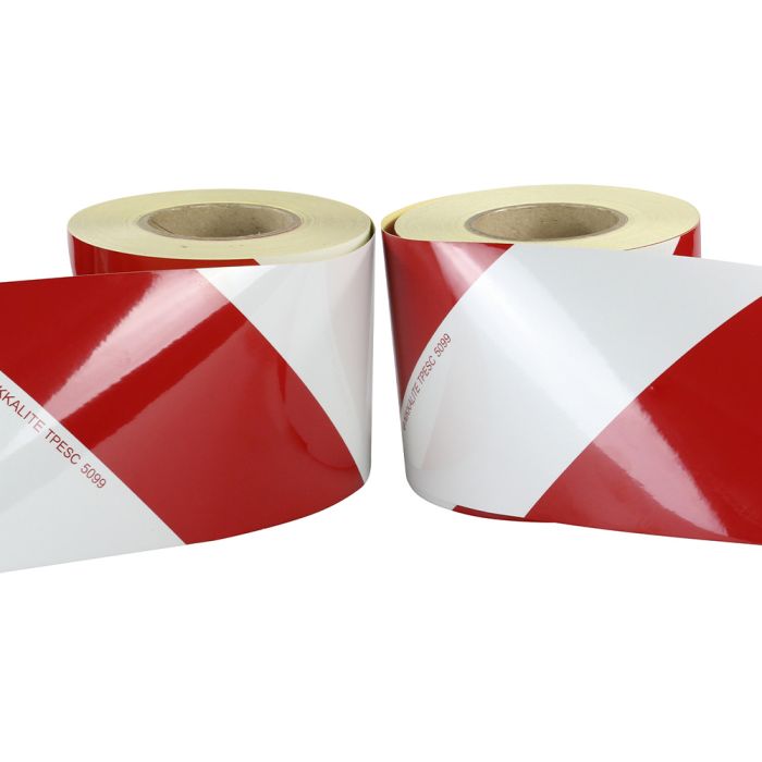 Kit balisage véhicule adhésif - 2 rouleaux (D et G) de 46m - Classe 1 - Novap