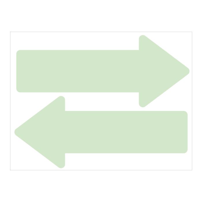 Lot de 20 Flèches Photolum spécial marquage au sol - Novap