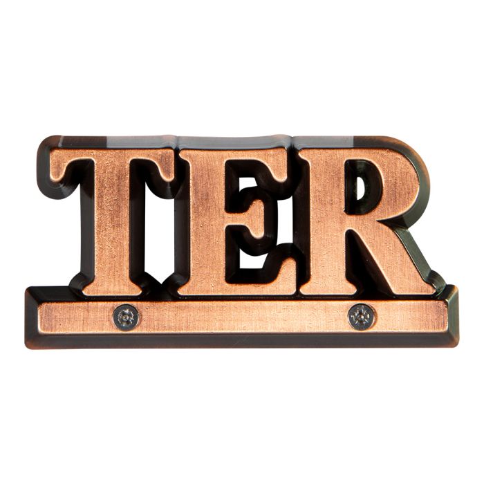 N° Ter - Zamak Cuivre vieilli 80mm - Novap