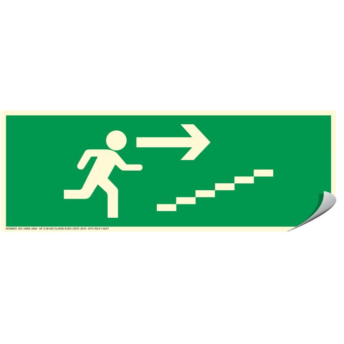 Escalier montée droite