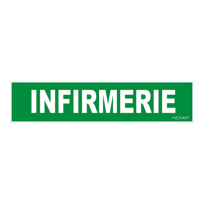 Panneau Infirmerie - Rigide 330x75mm - Novap