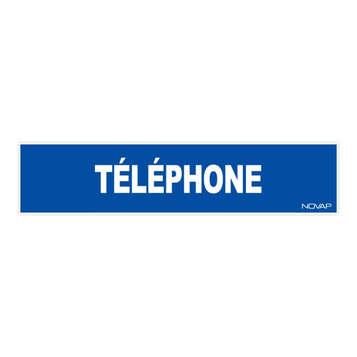 Panneau Téléphone - Rigide 330x75mm - Novap