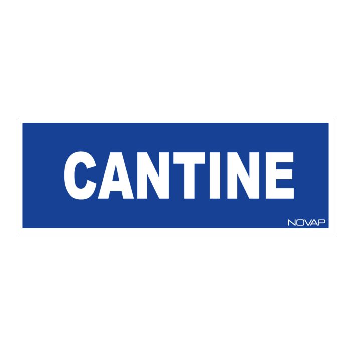 Panneau Cantine - Rigide 330x120mm - Novap