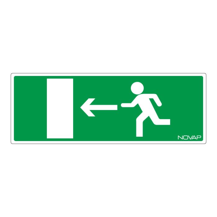 Panneau Sortie gauche - Rigide 330x120mm - Novap