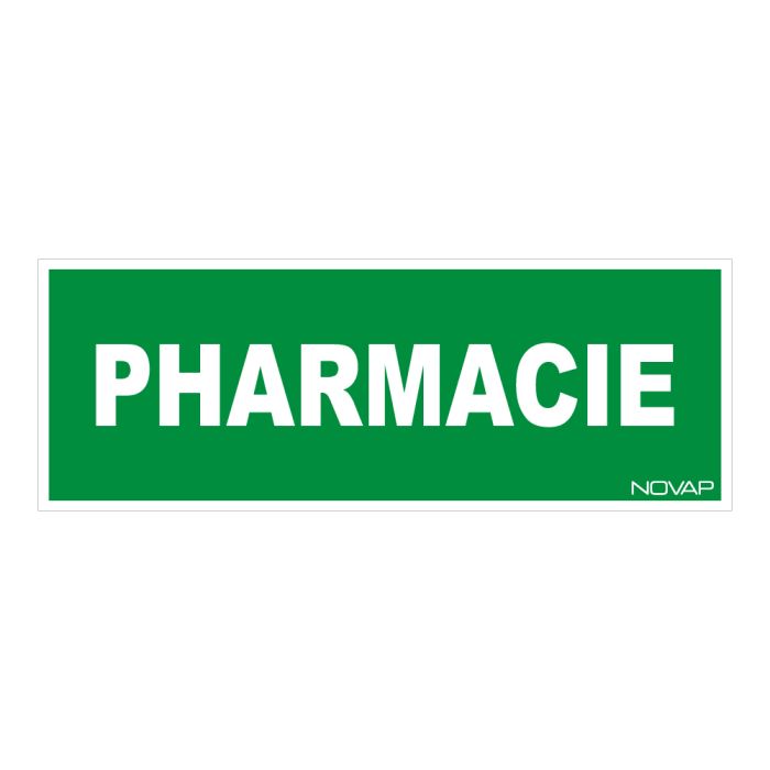 Panneau Pharmacie - Rigide 330x120mm - Novap