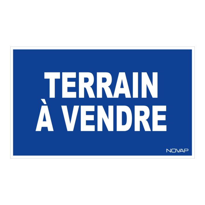 Panneau Terrain à vendre - Rigide 330x200mm - Novap