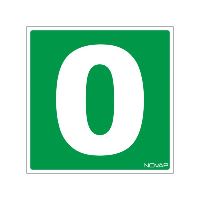 N°0 - 200x200mm - Rigide Vert - Novap