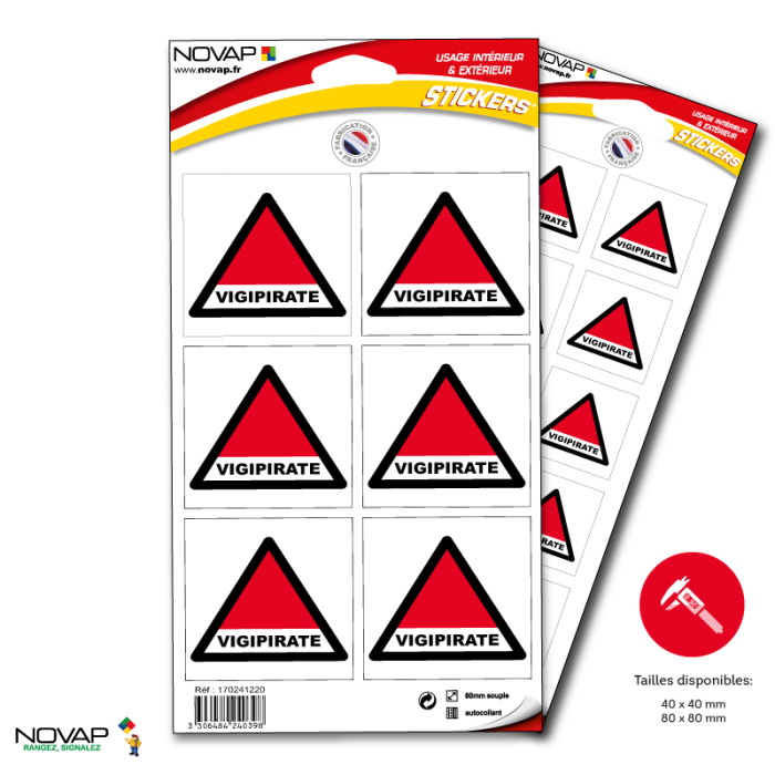 Stickers Vigipirate - Novap