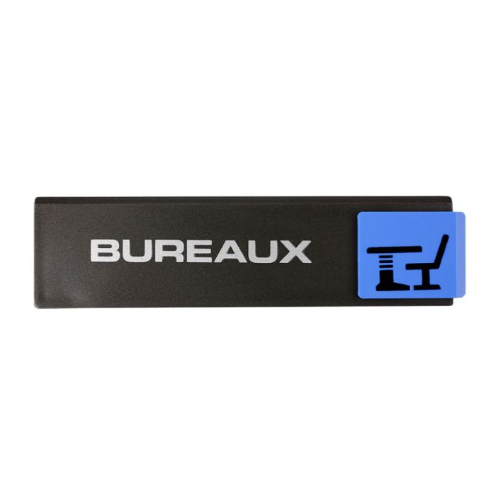 Plaquette de porte Bureaux - Europe design 175x45mm - Novap