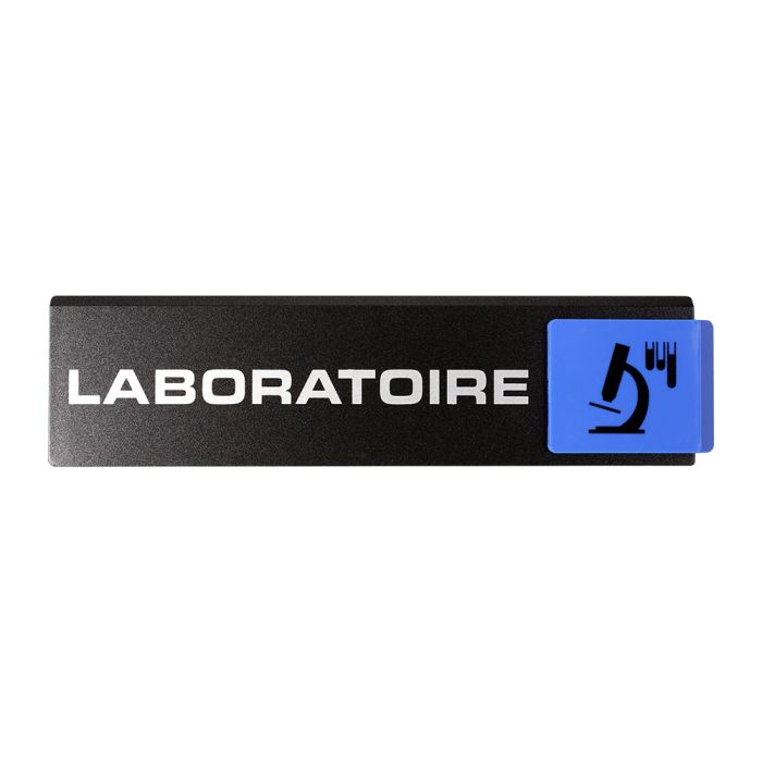 Plaquette de porte Laboratoire - Europe design 175x45mm - Novap