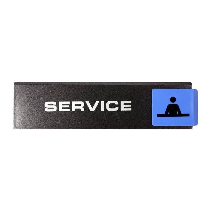 Plaquette de porte Service - Europe design 175x45mm - Novap