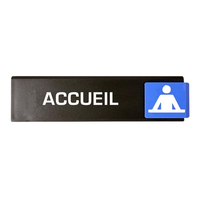 Plaquette de porte Accueil - Europe Access 175x45mm - Novap