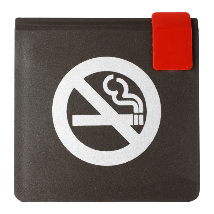 Plaque de porte Défense de fumer - Europe design 95x95mm - Novap