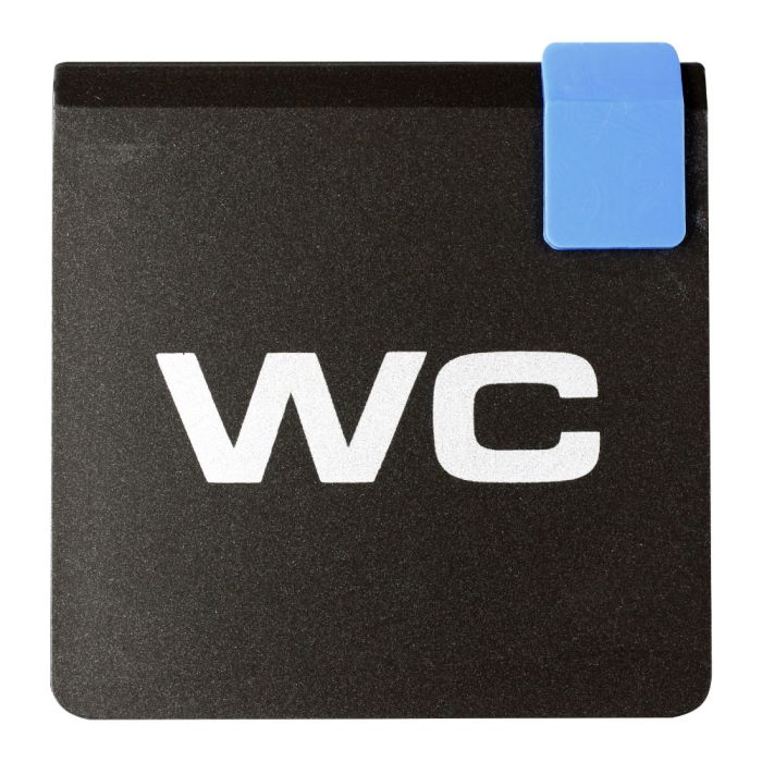 Plaque de porte WC - Europe design 95x95mm - Novap