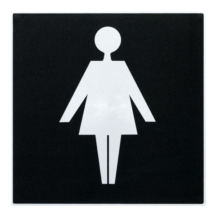 Plaque de porte Dames - Europe design 200x200mm - Novap