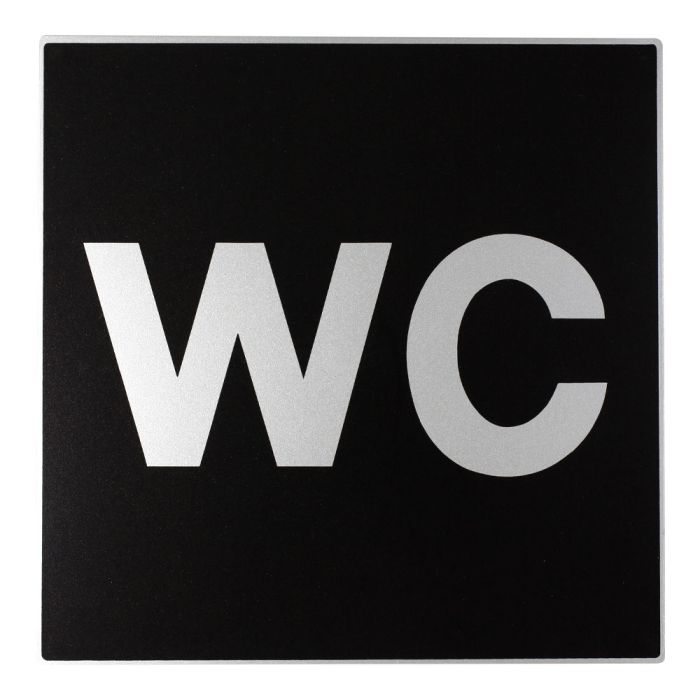 Plaque de porte WC - Europe design 200x200mm - Novap