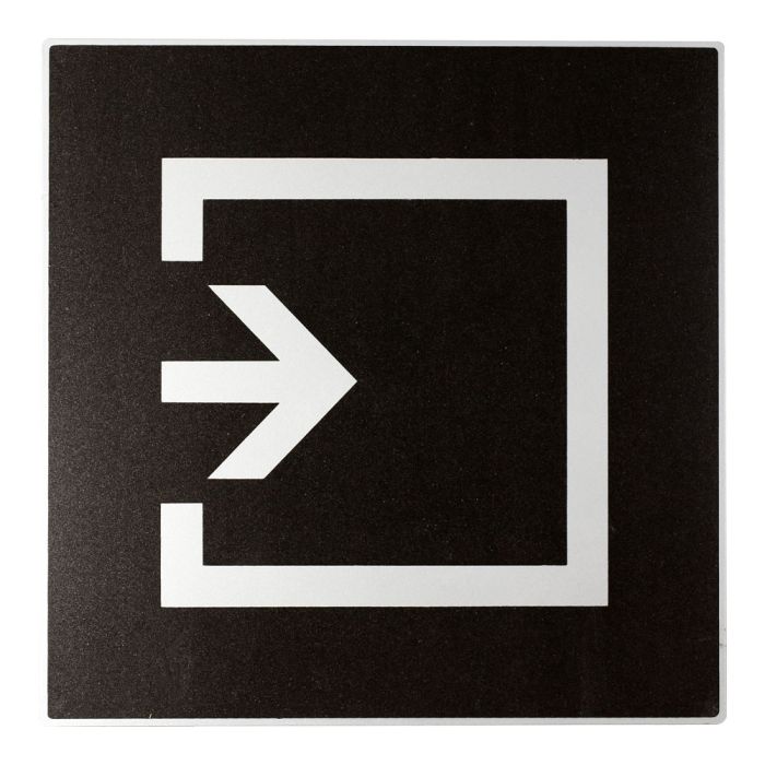 Plaque de porte Entrée - Europe design 200x200mm - Novap