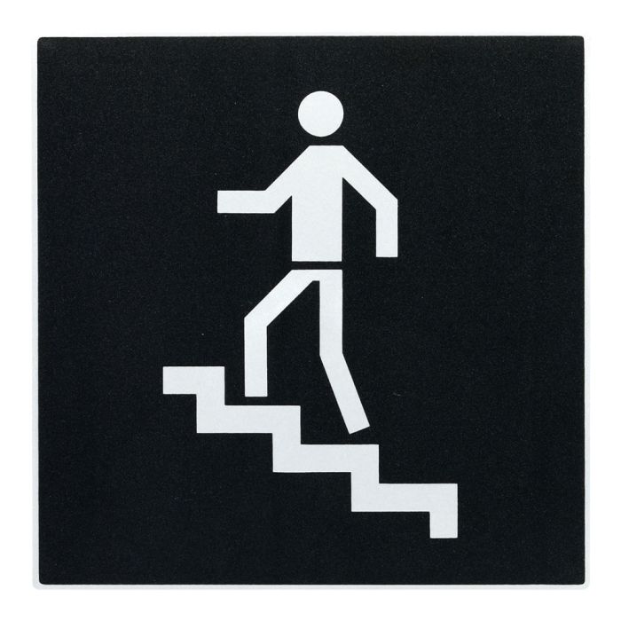 Plaque de porte Escalier de montée - Europe design 200x200mm - Novap