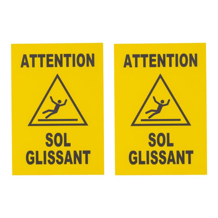 Lot de 2 plaques modulable jaune - Sol glissant - Novap