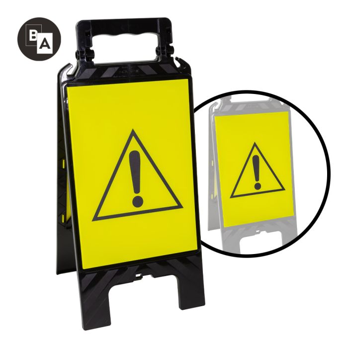 Chevalet modulable noir - Danger - Novap