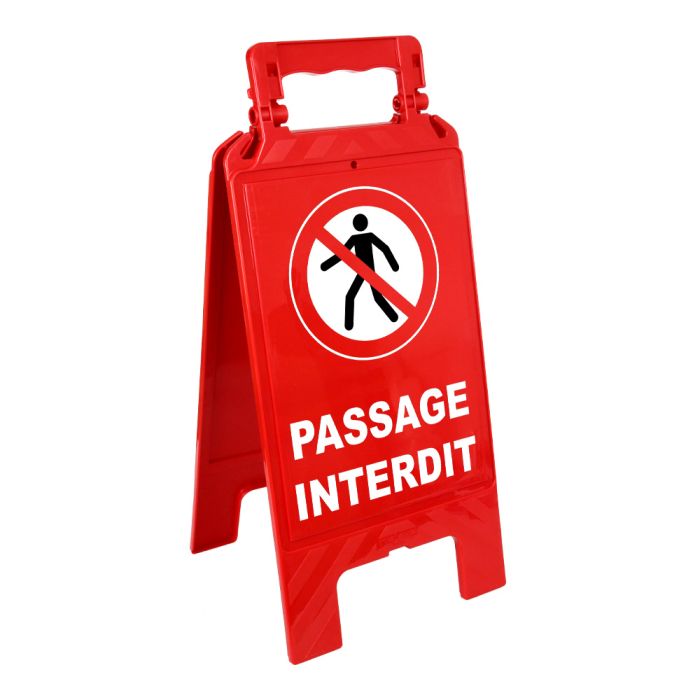 Chevalet Passage interdit - Novap