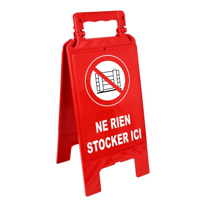 Chevalet Ne rien stocker ici - Novap