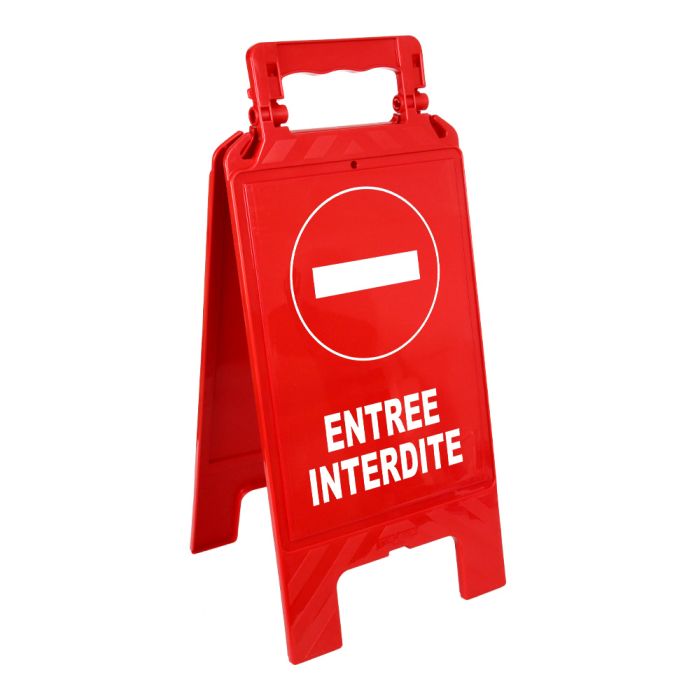 Chevalet Entrée interdite - Novap