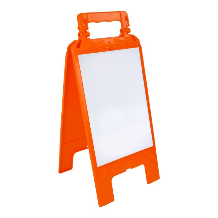 Chevalet effaçable Blanc - Orange - Novap
