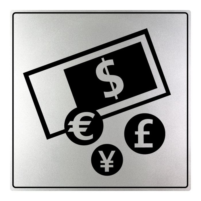 Plaques de porte Bureau de Change - ISO 7001 - Novap