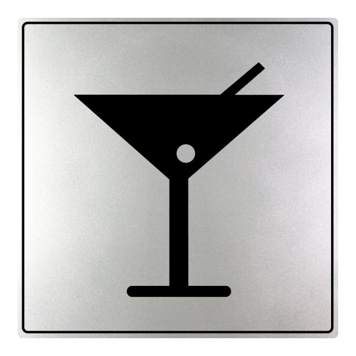 Plaques de porte Bar - ISO 7001 - Novap