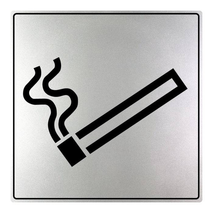 Plaques de porte Zone fumeurs - ISO 7001 - Novap