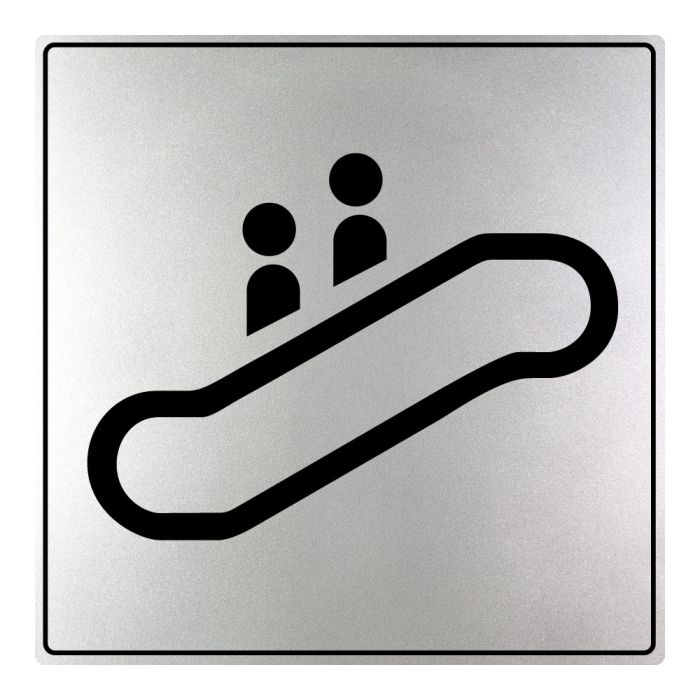 Plaques de porte Escalator - ISO 7001- Novap