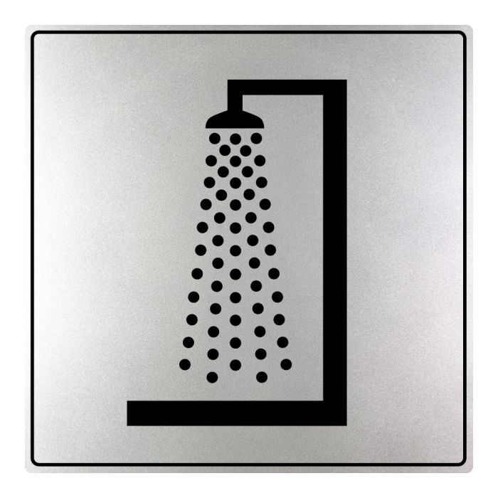 Plaques de porte Douche - ISO 7001 - Novap