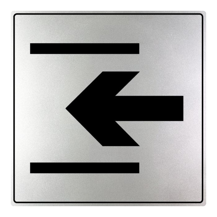 Plaques de porte Entrée - ISO 7001 - Novap