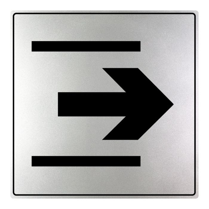 Plaques de porte Sortie - ISO 7001 - Novap