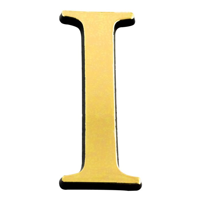 Lettre I en relief autocollant - Or - Novap