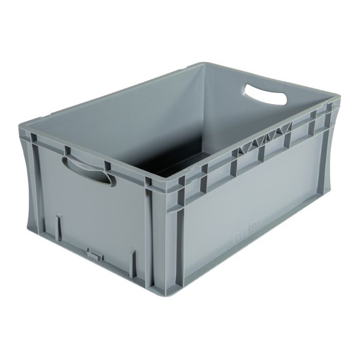 Bac palettisable norme Europe - Poignées ouvertes - 600x400x240 mm - 48 litres - Novap