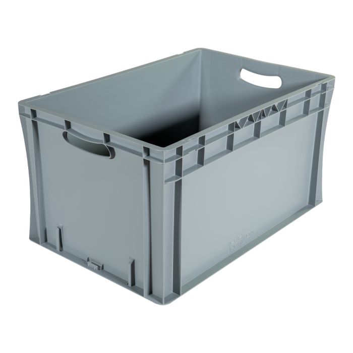 Bac palettisable norme Europe - Poignées ouvertes - 600x400x320 mm - 64 litres - Novap