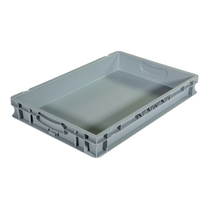 Bac palettisable norme Europe - Poignées fermées - 600x400x80 mm - 15 litres - Novap