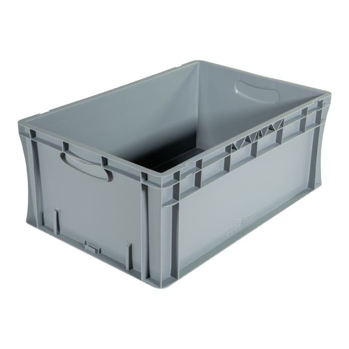 Bac palettisable norme Europe - Poignées fermées - 600x400x240 mm - 48 litres - Novap