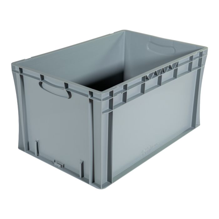 Bac palettisable norme Europe - Poignées fermées - 600x400x320 mm - 64 litres - Novap
