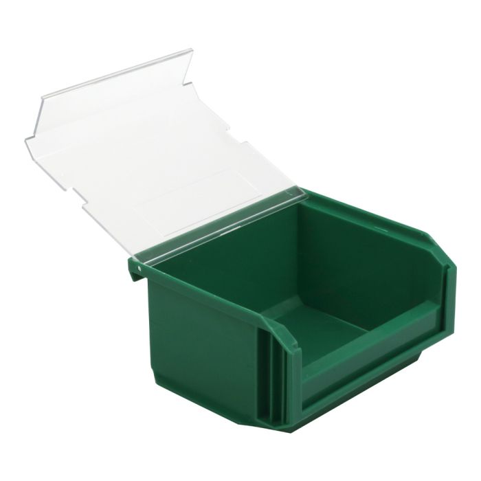 Bac Européan 0 3L Vert avec Couvercle Pivotant - Novap