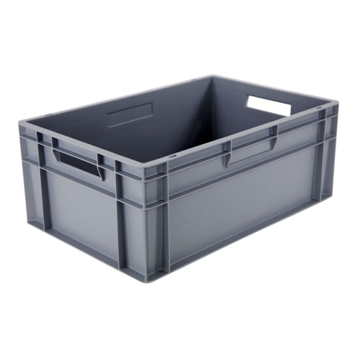 Bac 600x400x240 mm 47L gris norme Europe - Novap