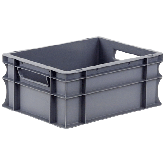 Bac 400x300x170 mm 15L gris norme Europe - Novap