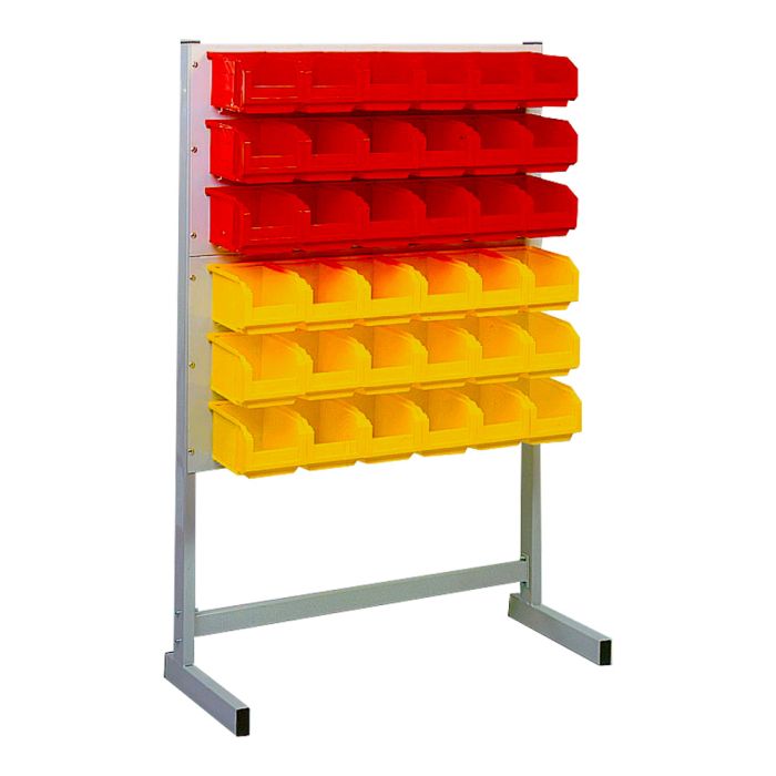 Rack simple face équipé de bacs 3L - Novap